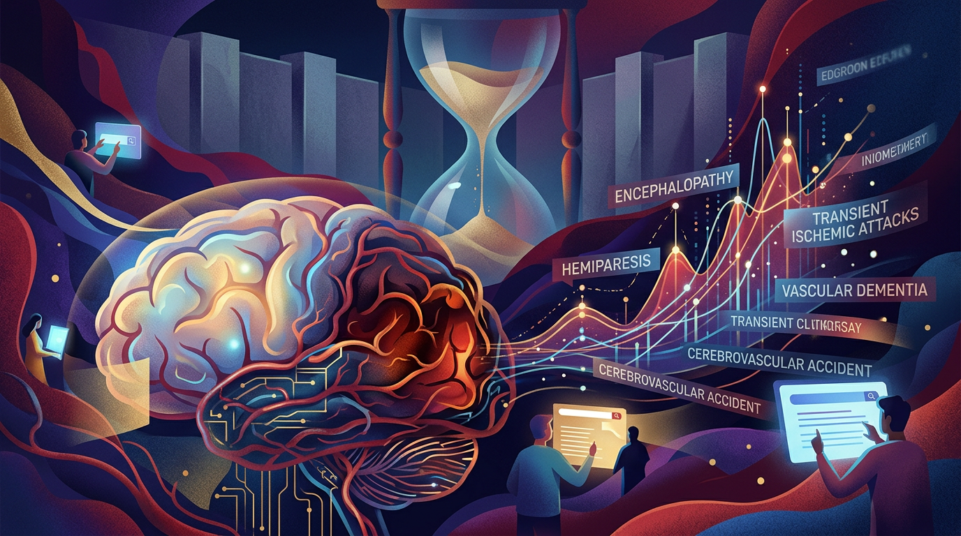 General Health Desk published its daily update: Understanding Cerebrovascular Decline and High-Profile Health Spikes