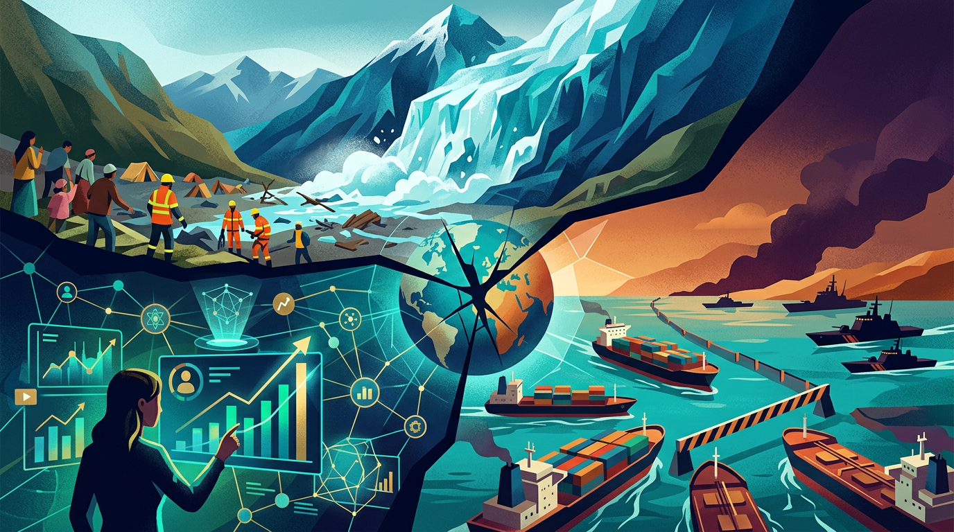 Double Oh One published its daily update: Global Flashpoints: Glacial Disasters, Supply Crunches, and Tech Trends